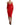 Dolce & Gabbana Red Nylon Stretch Cut Out Midi Dress
