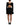 Dolce & Gabbana Black Viscose Cut Out A-line Long Sleeves Mini Dress