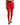 Dolce & Gabbana Red Nylon DG Logo Slim Leggings Pants