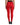 Dolce & Gabbana Red Nylon DG Logo Slim Leggings Pants