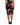 Dolce & Gabbana Black Carnation Pencil Cut Knee Length Skirt