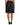 Dolce & Gabbana Black Rose High Waist A-line Knee Length Skirt