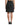 Dolce & Gabbana Black Wool Knit Tweed High Waist Mini Skirt