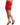 Dolce & Gabbana Red Viscose High Waist Fitted Pleated Skirt