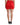 Dolce & Gabbana Red Viscose High Waist Fitted Pleated Skirt