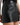 Dolce & Gabbana Black Cotton High Waist Fitted Mini Skirt