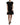Dolce & Gabbana Black Floral Lace Cotton A-line Mini Dress