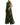 Dolce & Gabbana Green Banana Leaf Sleeveless Long Maxi Dress