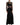 Dolce & Gabbana Black Floral Embroidery Mesh Tulle Gown Dress