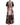 Dolce & Gabbana Multicolor Floral Print Silk Twill Gown Dress