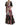 Dolce & Gabbana Multicolor Floral Print Silk Twill Gown Dress