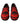 Dolce & Gabbana Red Black Torero Loafers Slippers Men Shoes