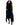 Dolce & Gabbana Black Blue Buffalo Check Poncho Coat Sweater