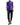 Dolce & Gabbana Purple Nylon Stretch Slim Long Sleeves Top