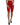 Dolce & Gabbana Red Stretch High Waist Cropped Leggings Pants