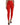 Dolce & Gabbana Red Nylon Stretch Slim Leggings Pants