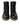 Dolce & Gabbana Black Leather Military Combat Boots Shoes