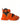 Dolce & Gabbana Orange Multi Panel Chunky High Top Sneakers Shoes