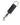 Dolce & Gabbana Elegant Leather Keychain in Black & Silver