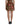 Dolce & Gabbana Maroon Floral Jacquard A-line Mini Skirt