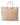 Balenciaga Pink Exotic Leather Embossed Cable Handle Shopper Tote Bag