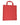 Prada Red Jersey Fabric Logo Shoulder Shopping Tote Bag