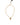 Dolce & Gabbana Gold Brass Chain Pearl Pendant Charm Necklace