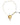 Dolce & Gabbana Gold Brass Crystal Pearl Tree Pendant Charm Necklace