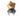 Dolce & Gabbana Brown Teddy Bear Gold Crystal Crown Hair Band Diadem