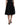 Dolce & Gabbana Black High Waist A-line Knee Length Skirt
