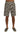 Dolce & Gabbana White Black Striped Cotton Linen Shorts