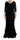 Dolce & Gabbana Black Floral Ricamo Sheath Long Dress