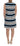 Dolce & Gabbana Blue White Striped Silk Stretch Shift Dress