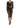 Dolce & Gabbana Brown Leopard Print Bodycon V-neck Midi Dress