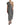 Dolce & Gabbana Gray Beige Layered One Shoulder Maxi Dress