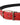 Dolce & Gabbana Red Perforated Leather Metal Buckle Belt Men