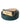 Dolce & Gabbana Green Leather Gold Logo Engraved Buckle Belt