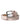 Dolce & Gabbana Light Pink Leather Silver Metal Buckle Belt