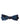 Dolce & Gabbana Black Blue Brocade Adjustable Neck Men Bow Tie