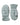 Dolce & Gabbana Green Quilted Nylon Wrist Length Mitten Gloves