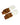 Dolce & Gabbana Brown White Acrylic Knitted Fur Mitten Gloves