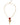 Dolce & Gabbana Gold BrassChain Sacred Heart Rose Crystal Charm Necklace