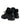 Dolce & Gabbana Black Leather Bernini Shearling Boots Shoes