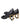 Dolce & Gabbana Black Leather Logo Heels Mary Janes Pumps Shoes
