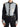 Dolce & Gabbana Blue Button Crystal Embellished Cotton Jacket