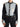 Dolce & Gabbana Blue Button Crystal Embellished Cotton Jacket