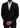 Dolce & Gabbana Black Wool Slim Fit Notch Jacket Blazer
