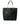 Dolce & Gabbana Black Leather JUNGLE Quilted Shopping Tote Bag