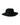 Dolce & Gabbana Black Rabbit Fedora Trilby Women Hat