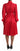 Dolce & Gabbana Red Button Down Belted Midi Satin Silk Dress